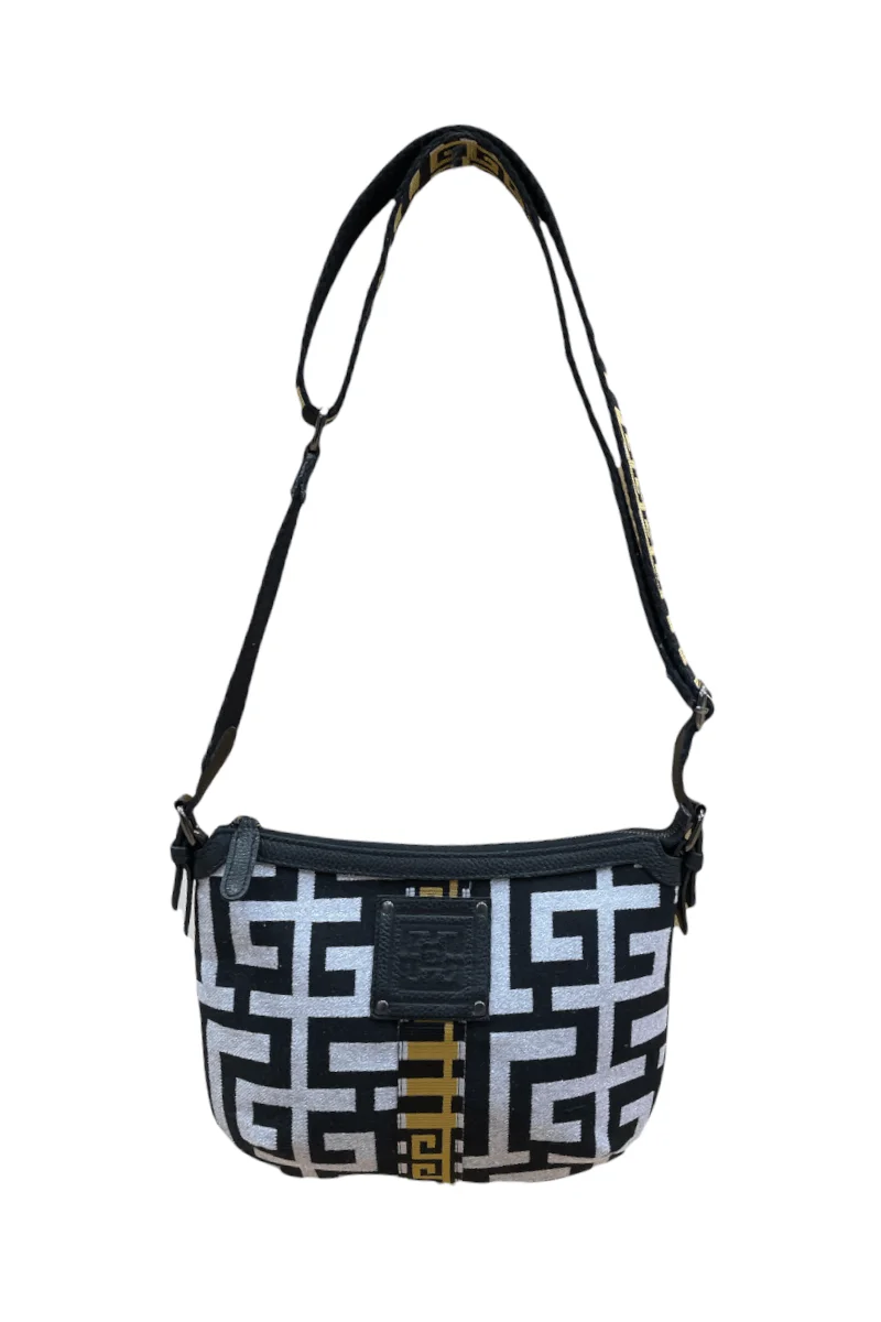 Φωτογραφία προϊόντος: Midneto Pasiphae Silver (Lurex) Black Labyrinth Labyrinth Bag