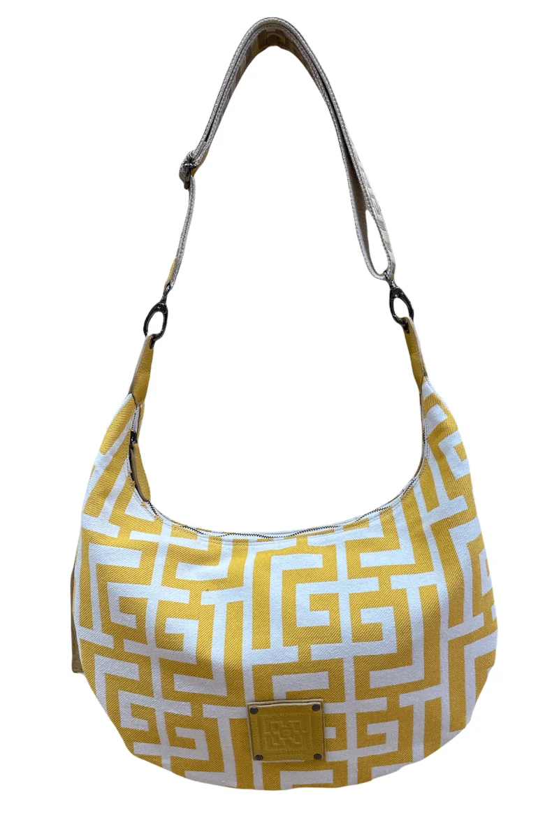 Φωτογραφία προϊόντος: Midneto Electra Beige Yellow Labyrinth Bag