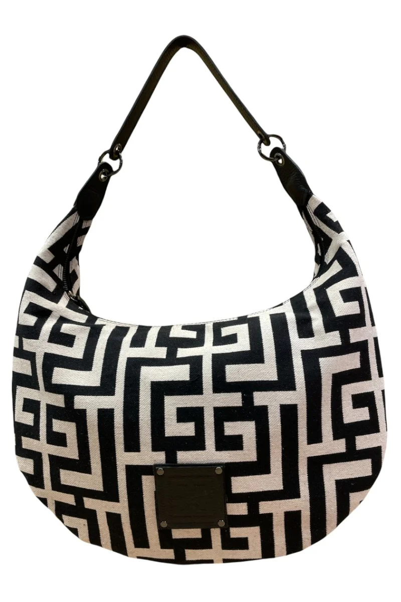 Φωτογραφία προϊόντος: Midneto Electra Beige Black Labyrinth Bag
