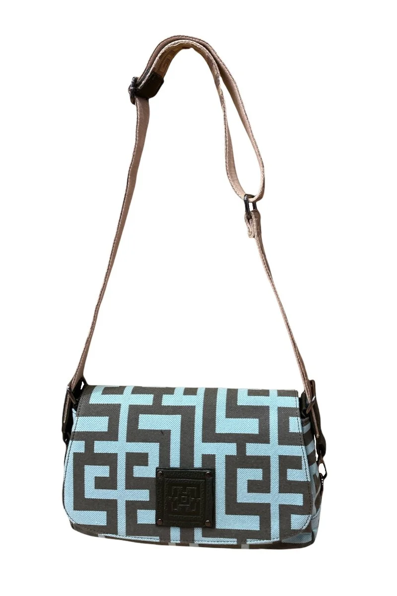 Φωτογραφία προϊόντος: Midneto Phivos I Mint Khaki Labyrinth Bag