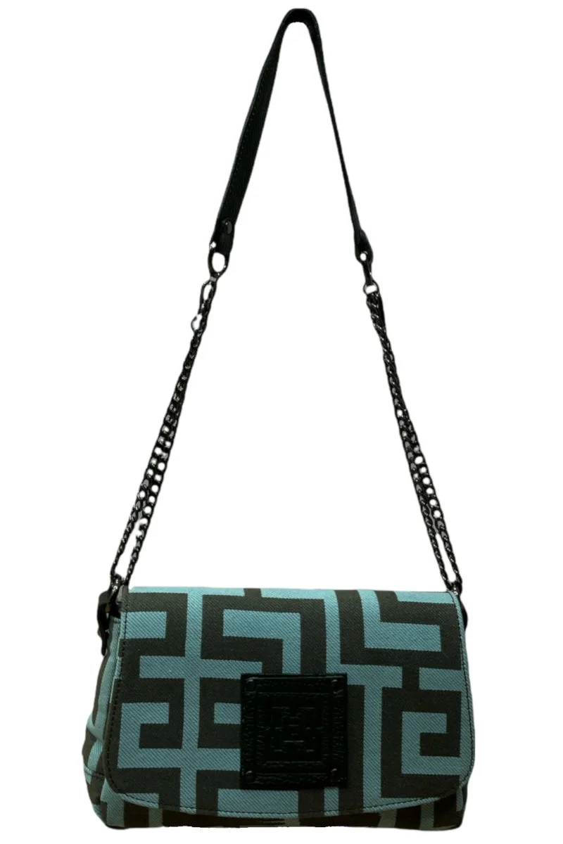 Φωτογραφία προϊόντος: Midneto Rhea Mint Khaki Labyrinth Bag