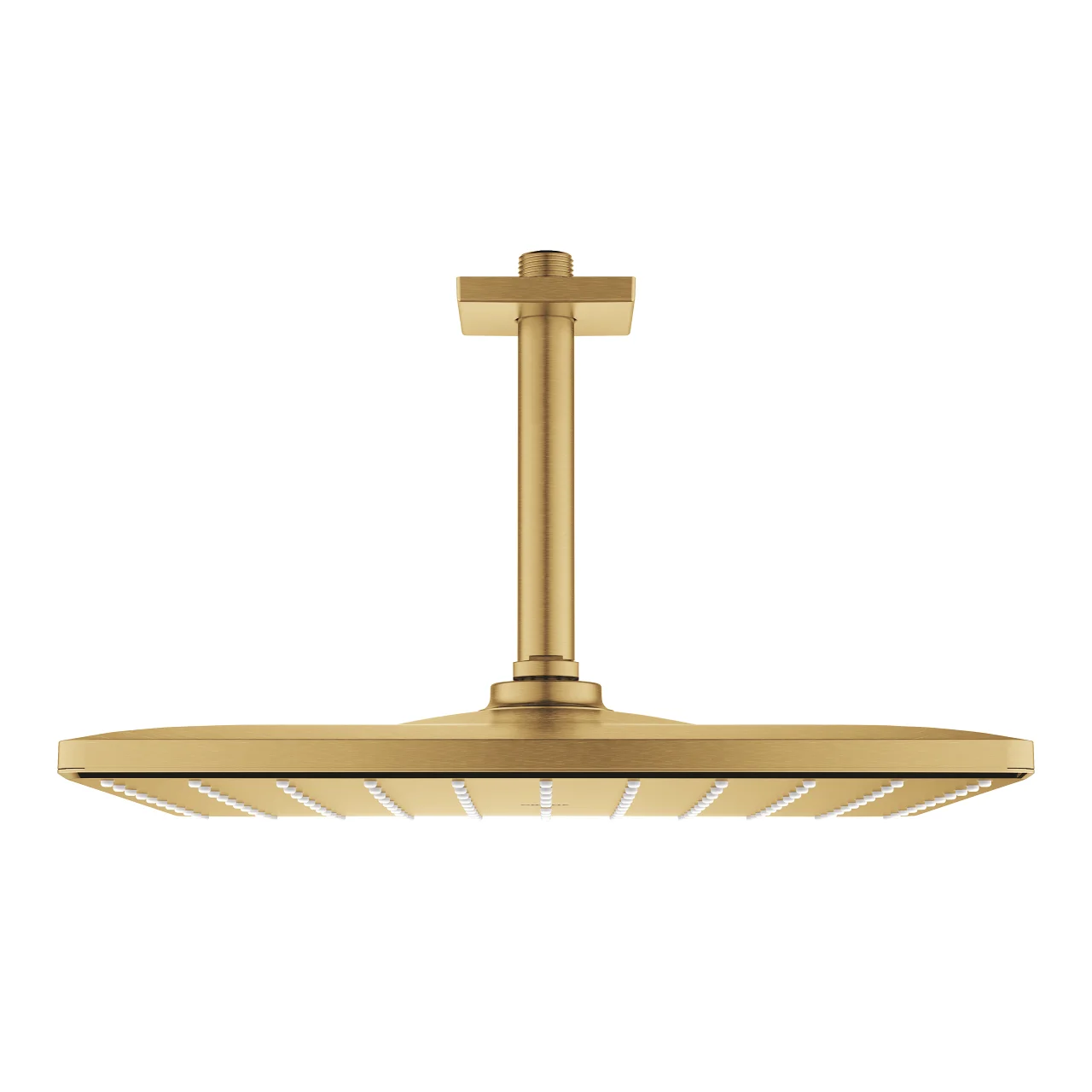 Φωτογραφία προϊόντος: Κεφαλή ντους με βραχίωνα Grohe Rainshower Mono 310 Cube 26566GN0 χρώμα χρυσό βουρτσισμένο ματ brushed cool sunrise