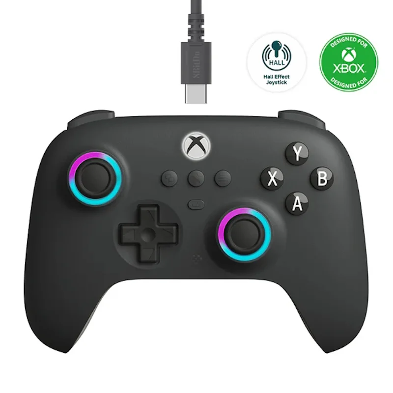 Φωτογραφία προϊόντος: 8BitDo Ultimate C Wired Controller για Xbox (Ενσύρματο για Xbox Series X|S και One και Windows 10 και μετά) Dark Gray