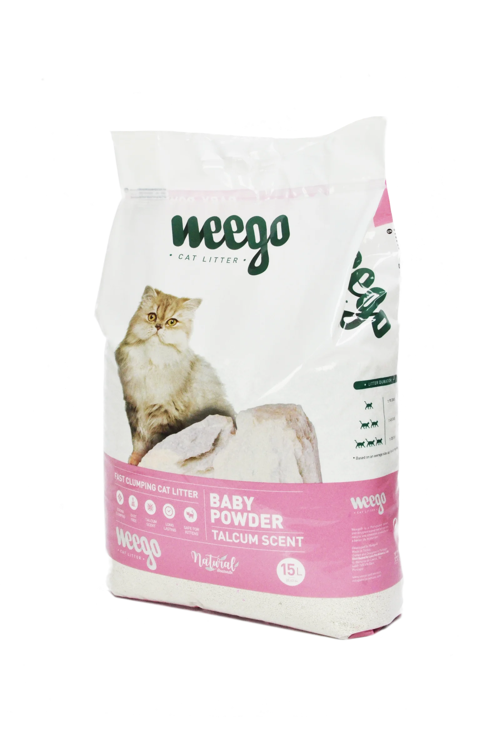 Φωτογραφία προϊόντος: Weego Cat Litter Baby Powder 15L