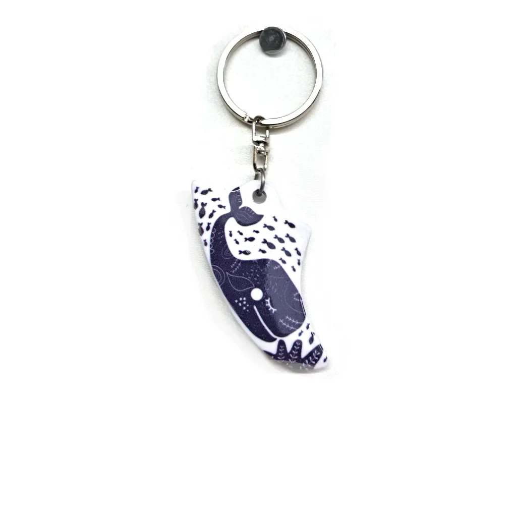 Φωτογραφία προϊόντος: Little Pieces WHALE FIN KEYCHAIN