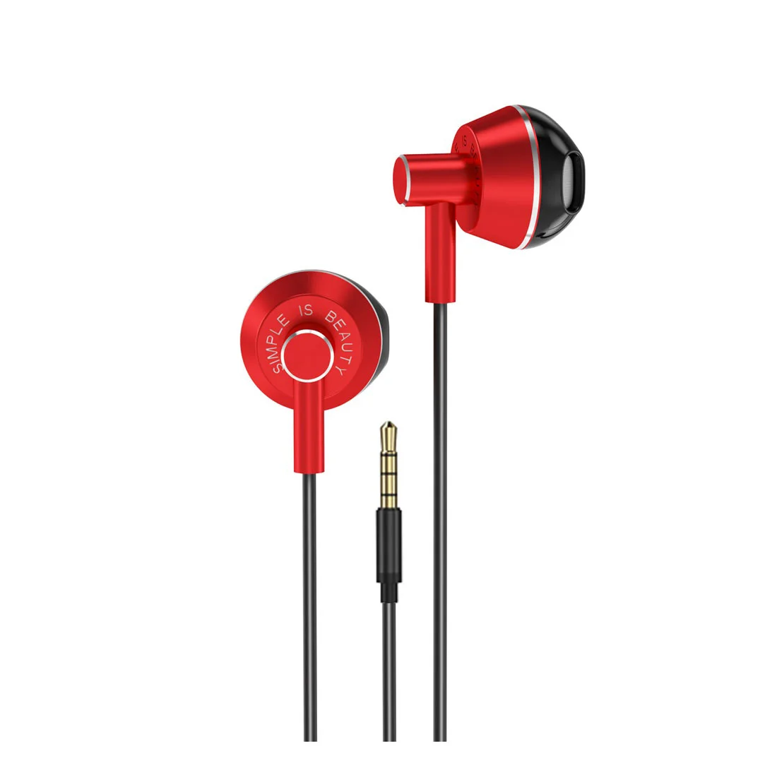 Φωτογραφία προϊόντος: XO EP34 Metal Red-Black - Handsfree Ακουστικά