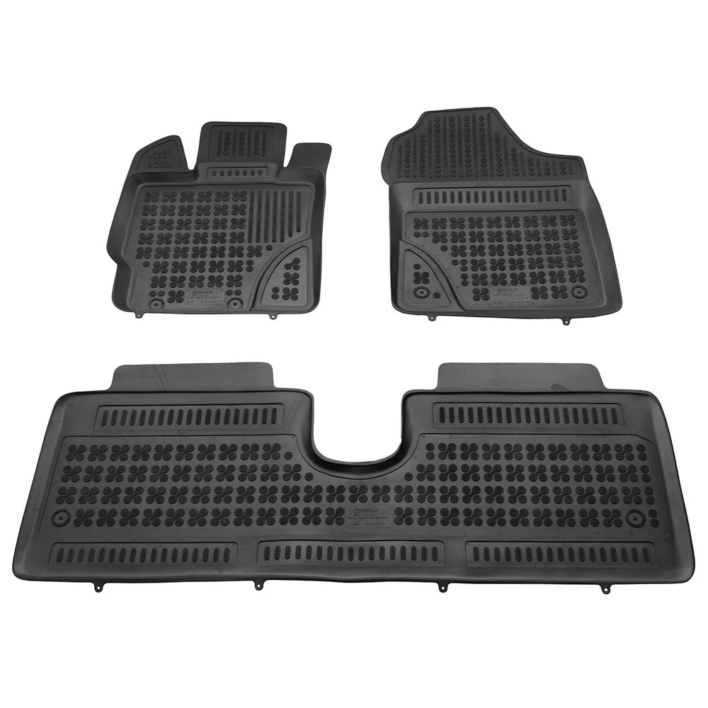 Φωτογραφία προϊόντος: Toyota Yaris (2011-2020) λαστιχένια μαύρα πατάκια σκαφάκια Rezaw Plast - 3τμχ