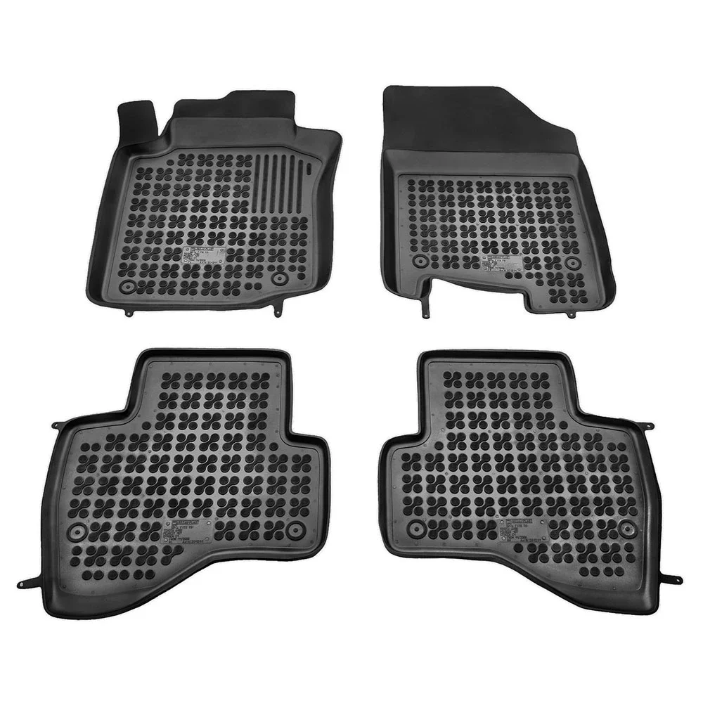 Φωτογραφία προϊόντος: Citroen C1 (2008-2014) facelift / Peugeot 107 (2005-2014) / Toyota Aygo (2005-2014) λαστιχένια μαύρα πατάκια σκαφάκια Rezaw Plast - 4τμχ