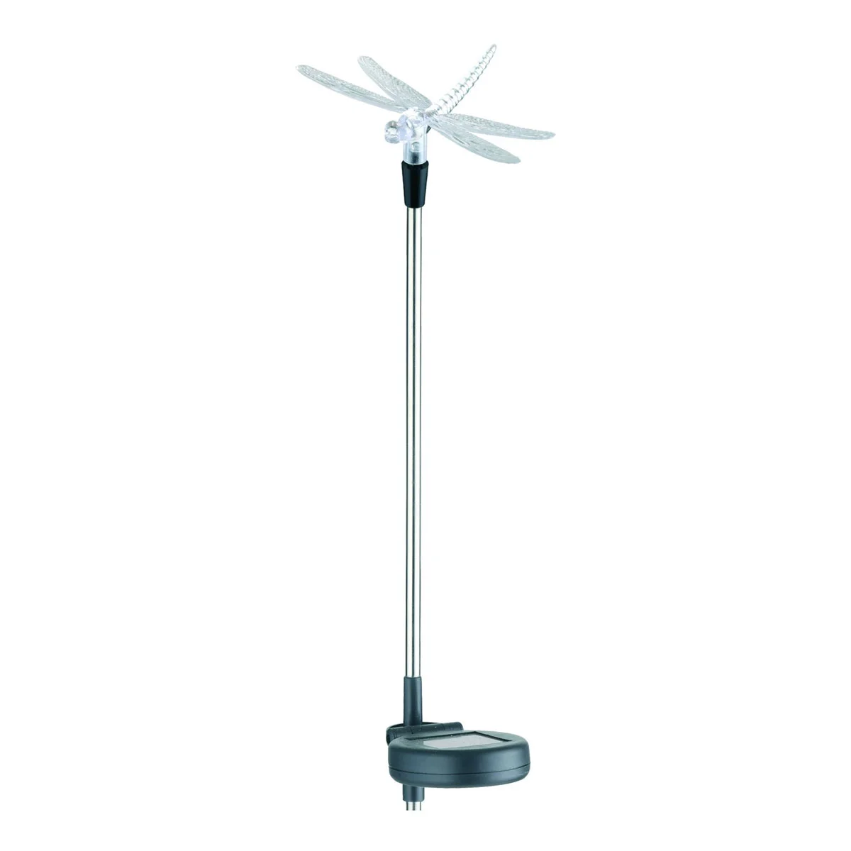 Φωτογραφία προϊόντος: Entac Garden Solar Lamp 34cm Stainless Steel Dragonfly - Φωτάκι κήπου 1 RGB
