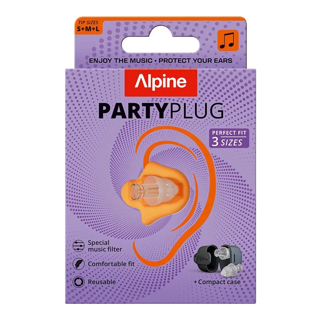 Φωτογραφία προϊόντος: Alpine PartyPlug Transparent 3-Sizes - Earplugs για μουσική σε 3 μεγέθη θηλών (S-M-L)