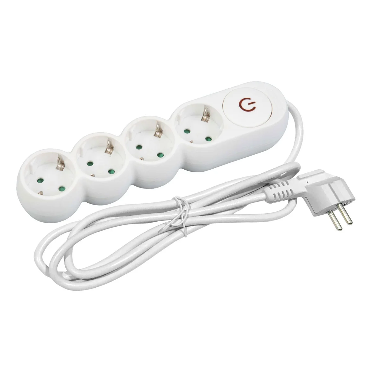 Φωτογραφία προϊόντος: Entac Socket Extension Design Cord 4 Sockets 5m - Πολύπριζο 4 θέσεων με διακόπτη
