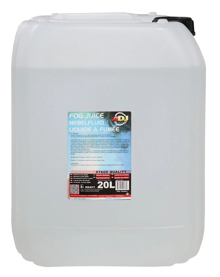 Φωτογραφία προϊόντος: American Dj FOG LIQUID HEAVY 20L - Υγρό για μηχανές καπνού heavy 20 λίτρα