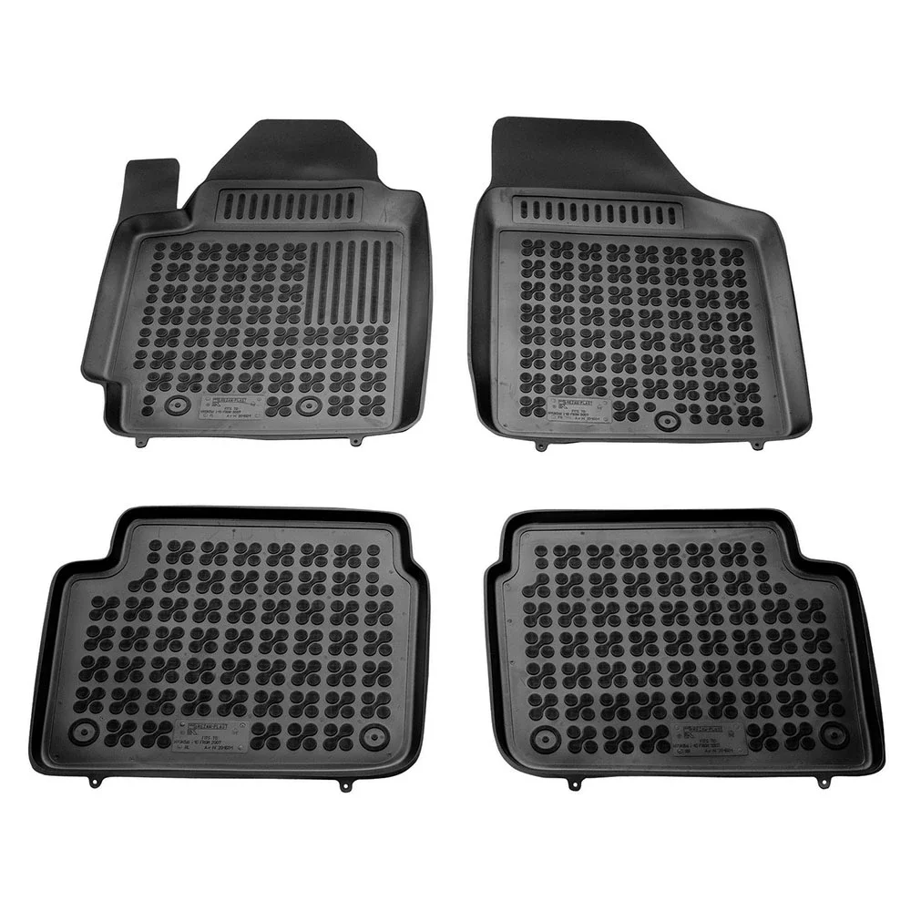 Φωτογραφία προϊόντος: Hyundai i10 (2007-2014) λαστιχένια μαύρα πατάκια σκαφάκια Rezaw Plast - 4τμχ