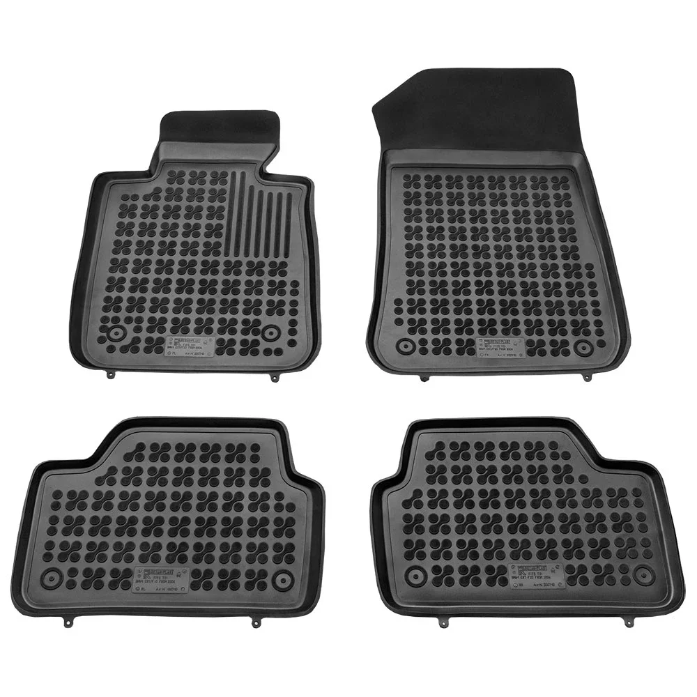 Φωτογραφία προϊόντος: BMW 1 E87 (2003-2013) / F20 / F21 (2012-2019) / F87 (2016-2021) / X1 E84 (2010-2015) λαστιχένια μαύρα πατάκια σκαφάκια Rezaw Plast - 4τμχ