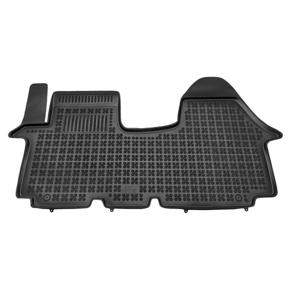 Φωτογραφία προϊόντος: Renault Trafic / Opel Vivaro / Nissan Primastar (2001-2014) μπροστά λαστιχένιο μαύρο πατάκι σκαφάκι Rezaw Plast - 1τμχ