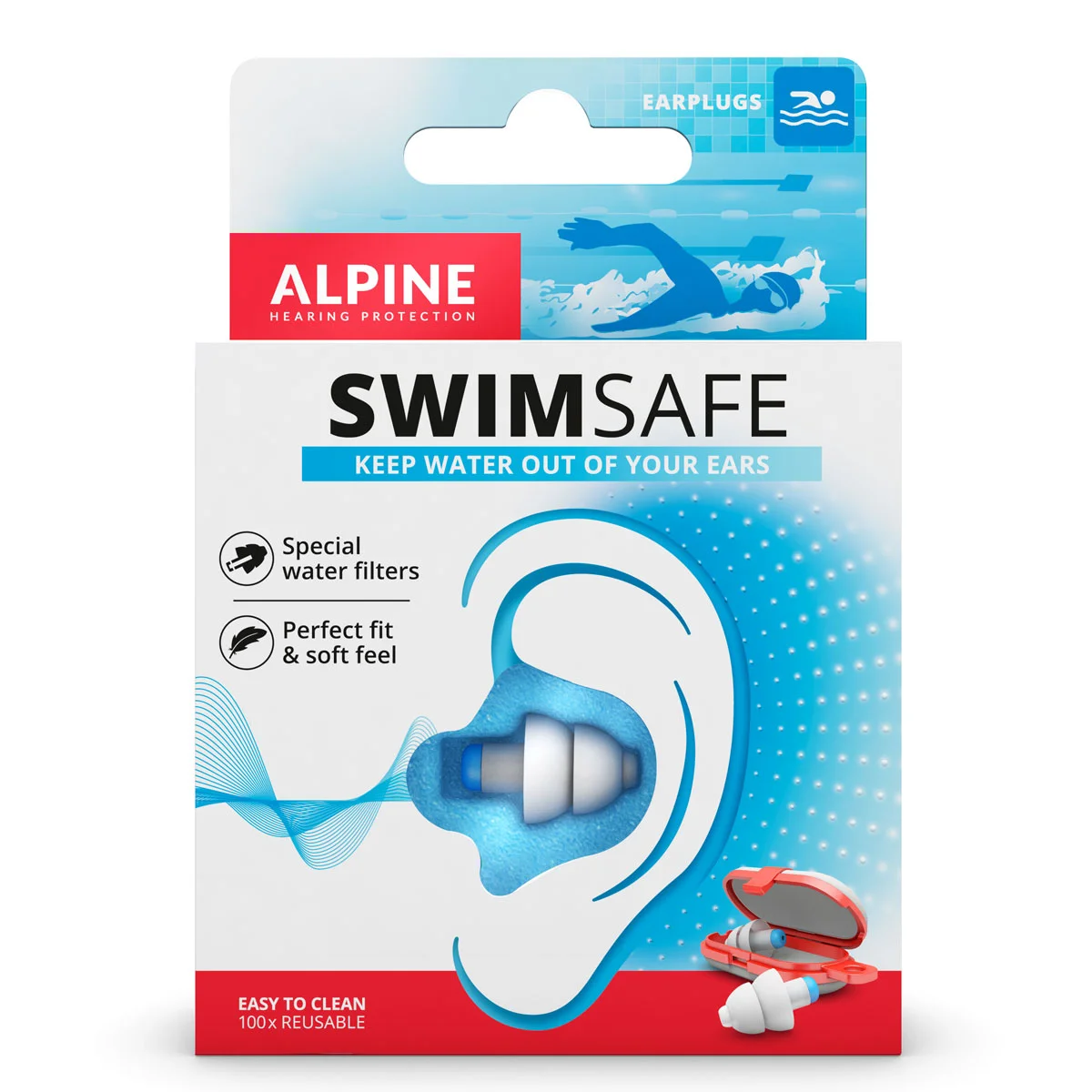 Φωτογραφία προϊόντος: Alpine SwimSafe - Earplugs για ασφαλή κολύμβηση