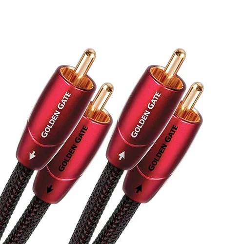 Φωτογραφία προϊόντος: AudioQuest Golden Gate 2x RCA male - 2x RCA male 1m - Καλώδιο Audio Interconnect