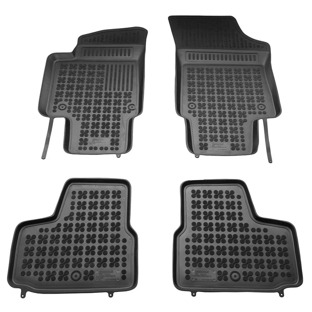 Φωτογραφία προϊόντος: VW UP / Skoda Citigo / Seat MII (2011-2021) λαστιχένια μαύρα πατάκια σκαφάκια Rezaw Plast - 4τμχ