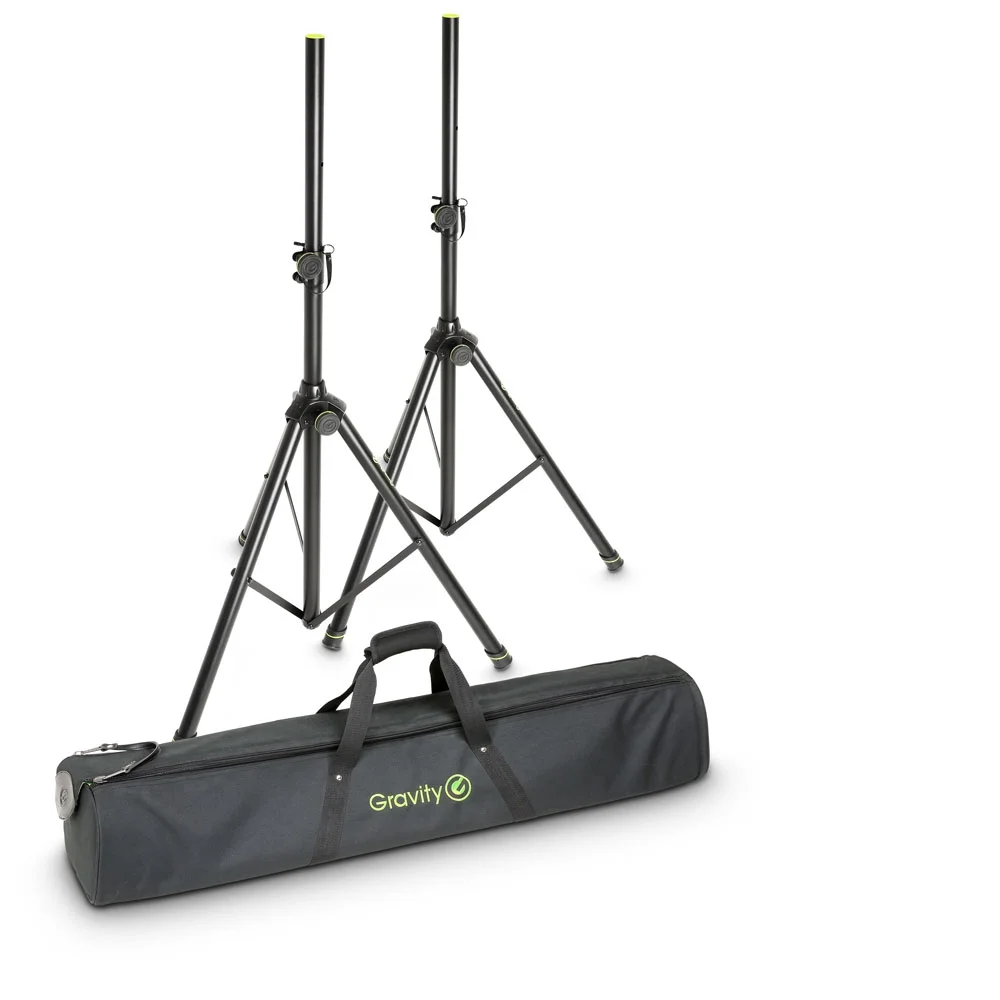 Φωτογραφία προϊόντος: Gravity SS-5211B SET1 - Σετ 2 βάσεις ηχείων SP-5211B με τσάντα μεταφοράς BGSS-2B