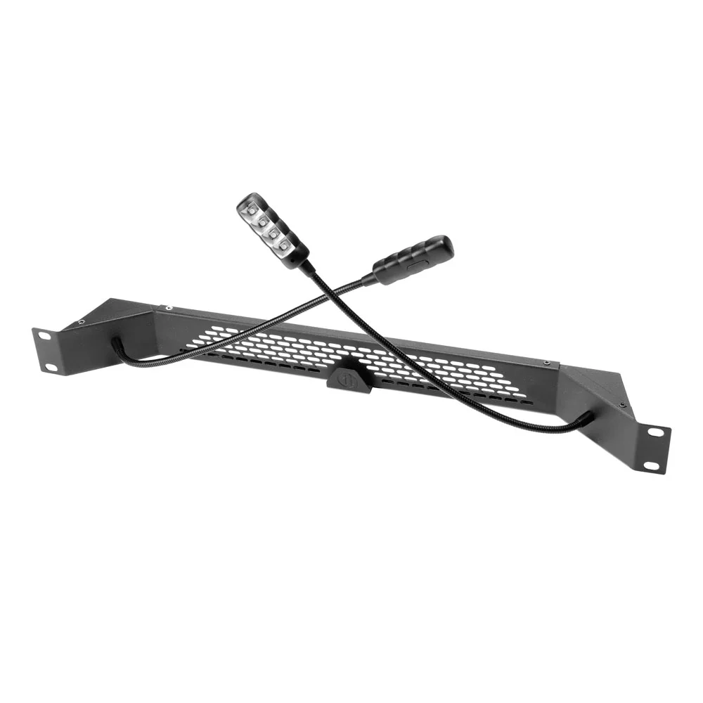 Φωτογραφία προϊόντος: Adam Hall RACK LIGHT 01 GN MC - 19" Gooseneck LED Rack Light, Πολύχρωμο