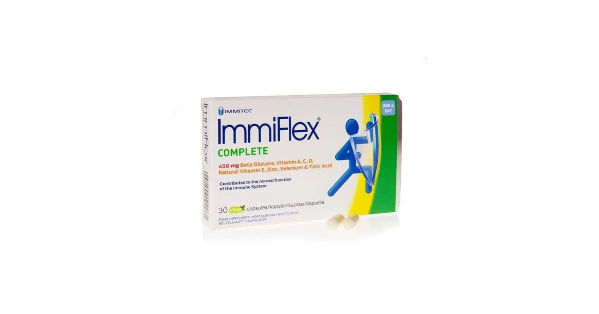 Φωτογραφία προϊόντος: alfaomega Aricon Immiflex Complete 450mg Συμπλήρωμα για την Ενίσχυση του Ανοσοποιητικού 30 κάψουλες