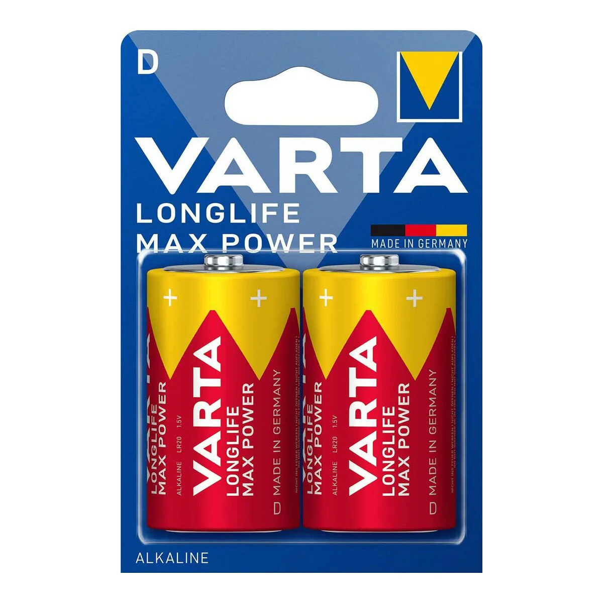 Φωτογραφία προϊόντος: Varta Longlife Max Power D - Έξτρα αλκαλική μπαταρία D 2 τεμάχια