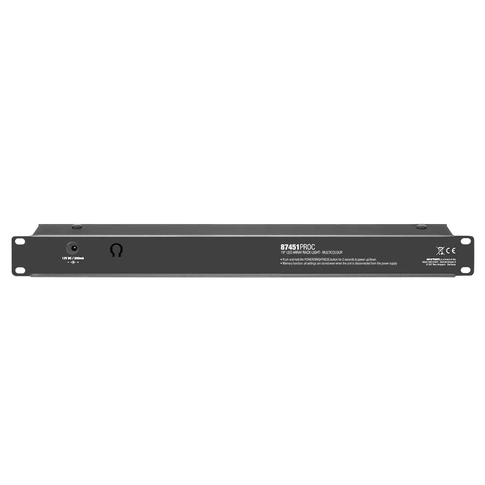 Φωτογραφία προϊόντος: Adam Hall 87451PROC Rack Light 01 MC - LED Φωτιστικό Rack 1U, πολύχρωμο