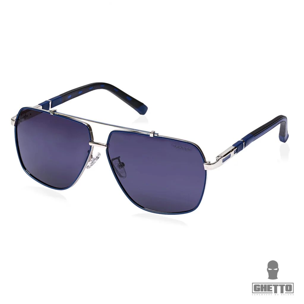 Φωτογραφία προϊόντος: Ghetto Aviator Sunglasses Silver Frame For Men