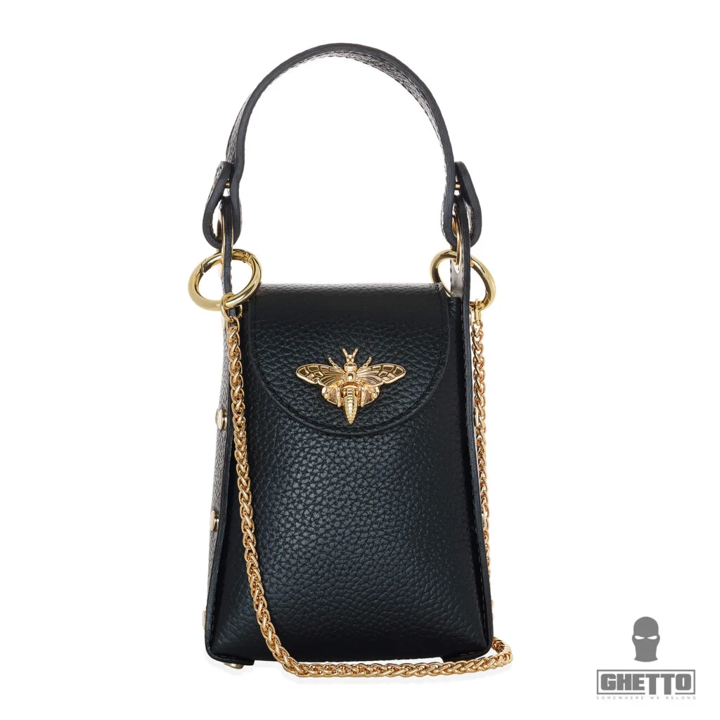 Φωτογραφία προϊόντος: Ghetto Queen Bee Mini Detail Crossbody Bag with Top Handle