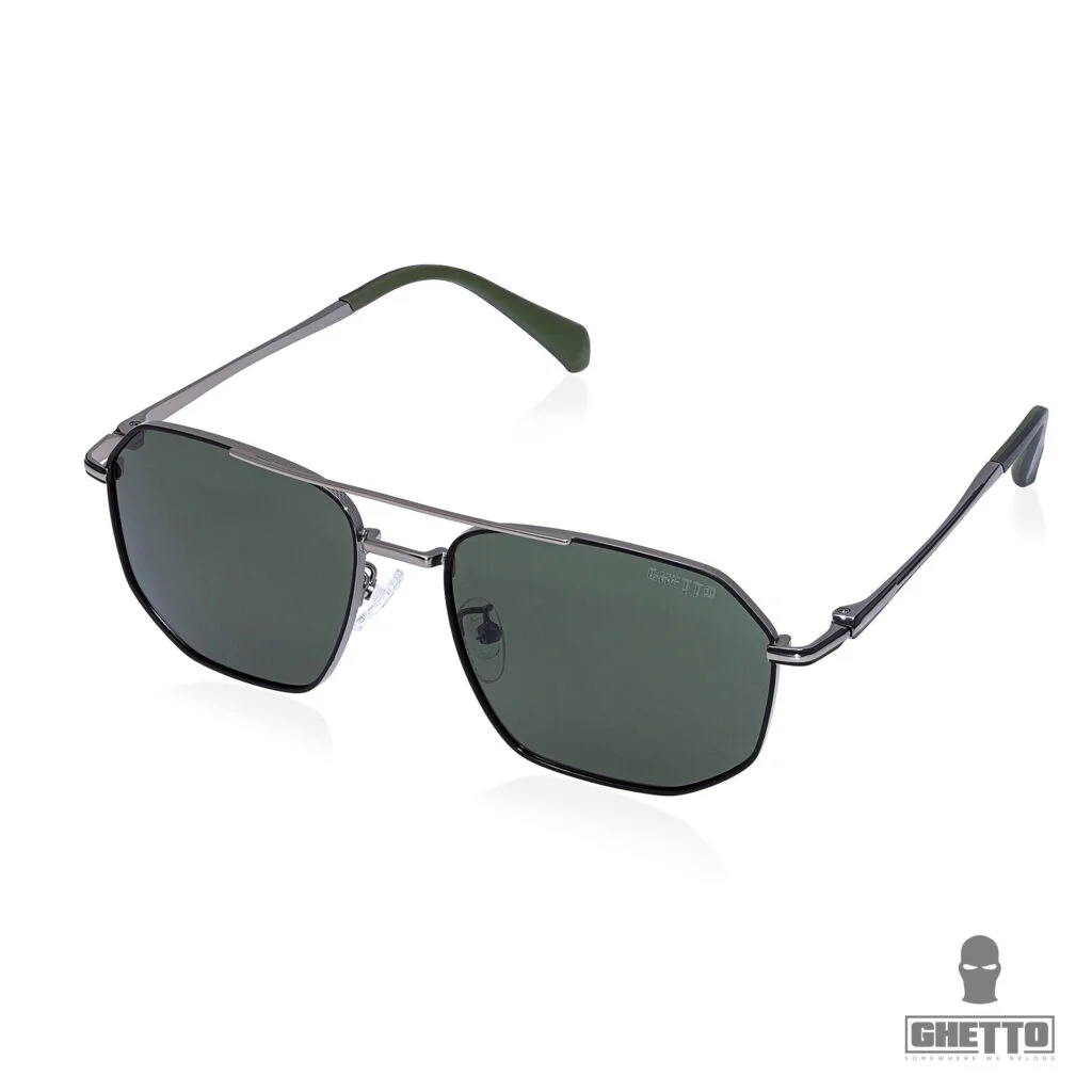 Φωτογραφία προϊόντος: Ghetto Luxury Vintage Men’s Sunglasses Gold Frame Green