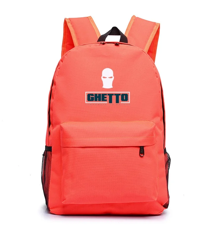 Φωτογραφία προϊόντος: Ghetto Sport Backpack Mask Logo Unisex | Lightweight Streetwear Backpack Red