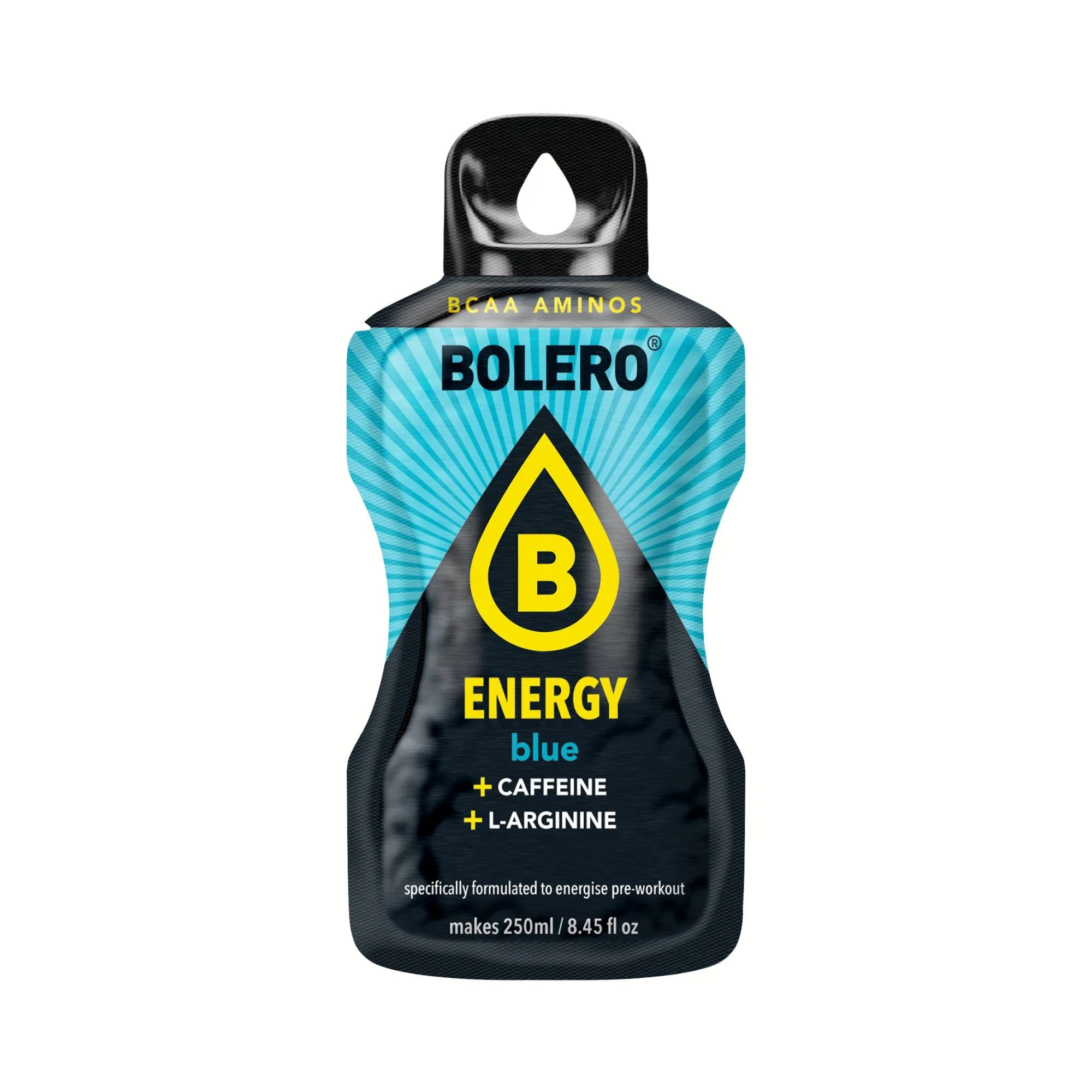 Φωτογραφία προϊόντος: Bolero χυμός σκόνη (1 x 9 γρ.) Energy Blue – Ενεργειακό Ρόφημα (7 γρ. σε 250ml) [+καφεΐνη, L-αργινίνη]