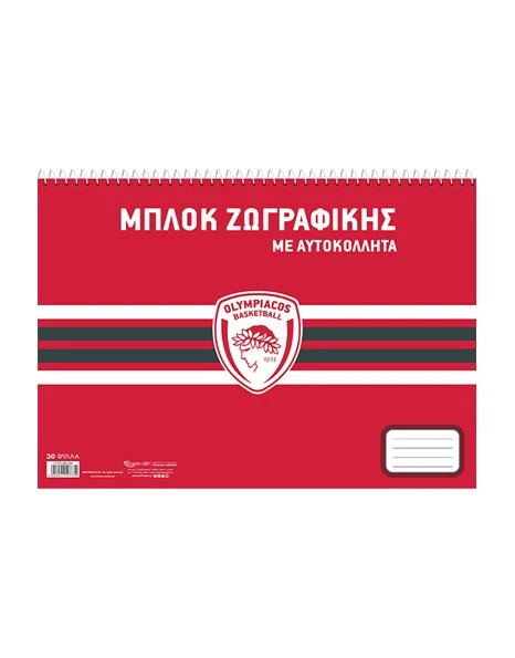 Φωτογραφία προϊόντος: ΧΑΡΤΙΝΗ ΠΟΛΗ ΜΠΛΟΚ ΖΩΓΡΑΦΙΚΗΣ ΜΕ ΑΥΤΟΚΟΛΛΗΤΑ - ΟΛΥΜΠΙΑΚΟΣ ΜΠΑΣΚΕΤ 4