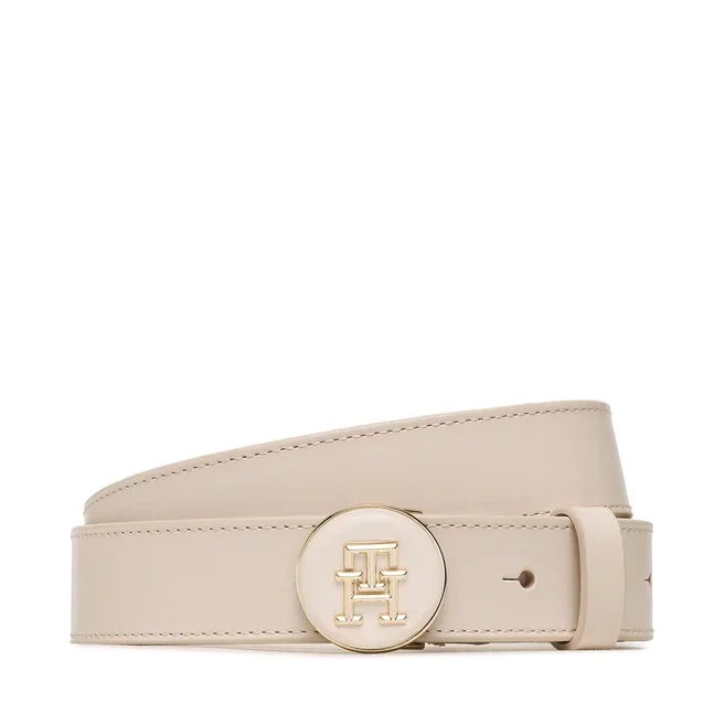 Φωτογραφία προϊόντος: Γυναικεία Ζώνη Tommy Hilfiger Th Round Chic 3.0 AW0AW14621 - 95, ΛΕΥΚΟ