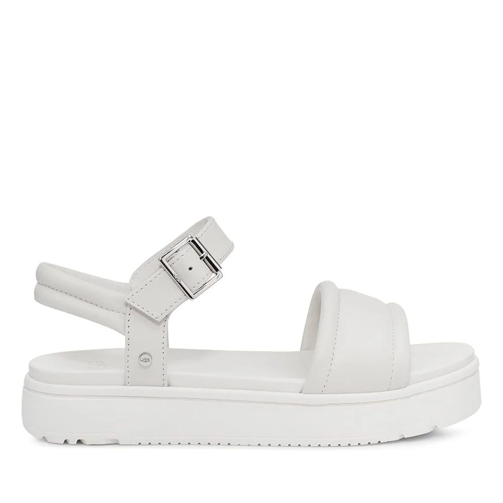 Φωτογραφία προϊόντος: Γυναικεία Πέδιλα UGG Zayne Ankle Strap Low 1129233 - 41, ΛΕΥΚΟ