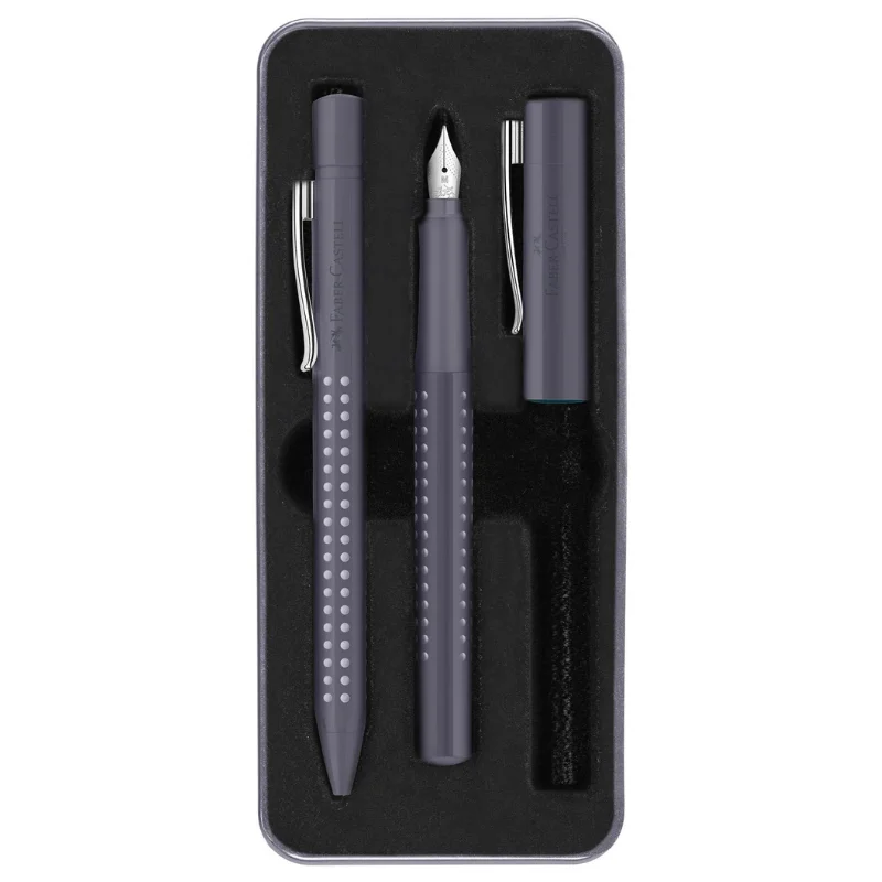 Φωτογραφία προϊόντος: Σετ Στυλό και Πένα Faber-Castell Grip Dapple Gray Γκρι 201529