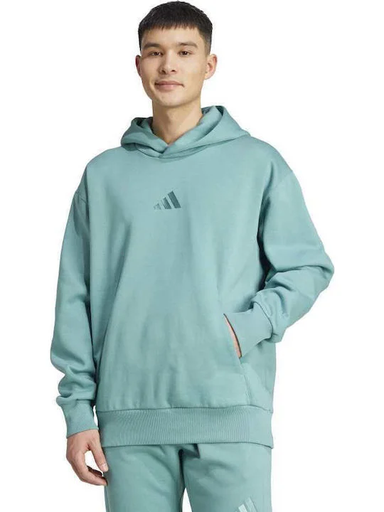 Φωτογραφία προϊόντος: adidas All Szn Φούτερ με Κουκούλα Πρασινο ΓΑΛΑΖΙΟ
