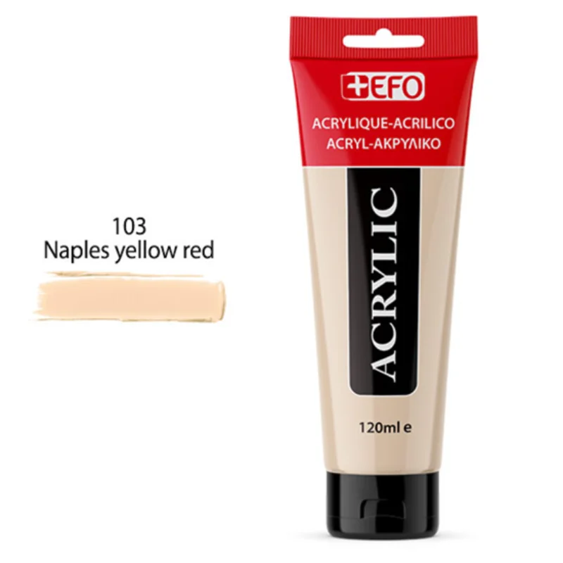 Φωτογραφία προϊόντος: Ακρυλικό Χρώμα +EFO 120ml 103 Naples Yellow Red 389103