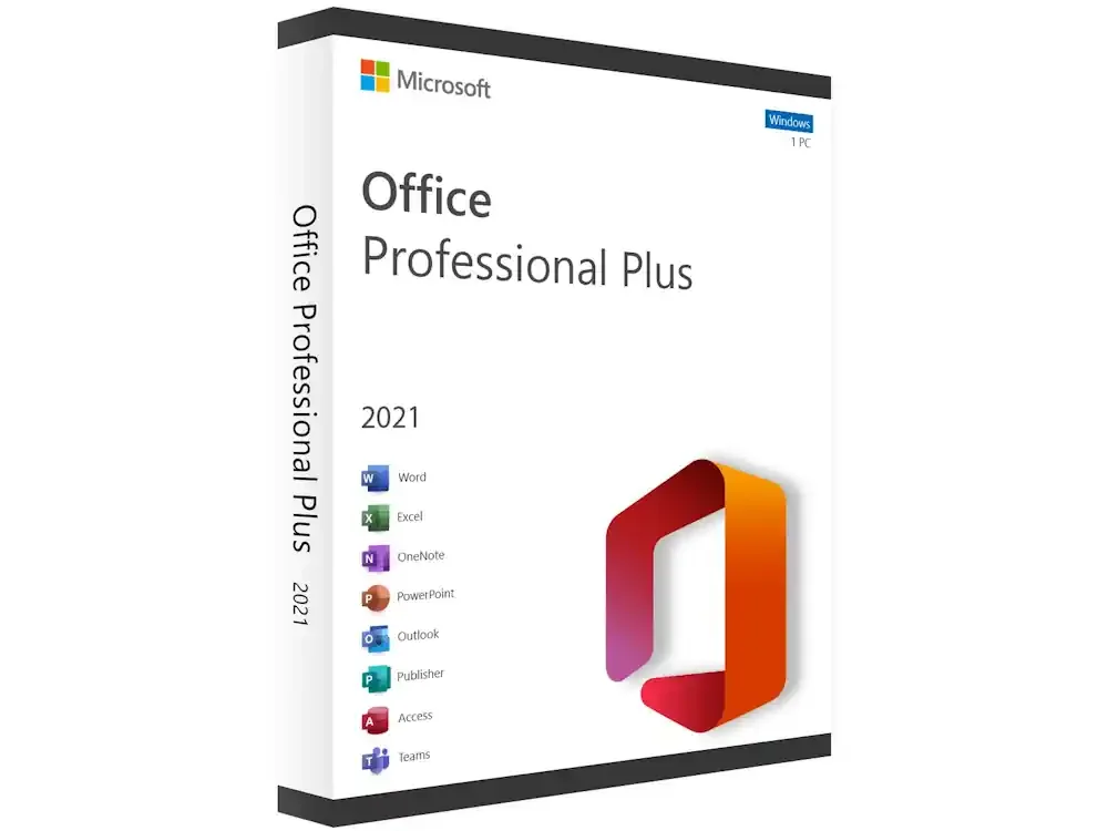 Φωτογραφία προϊόντος: Microsoft Office 2021 Professional Plus 5 άδειες (Ηλεκτρονική άδεια)