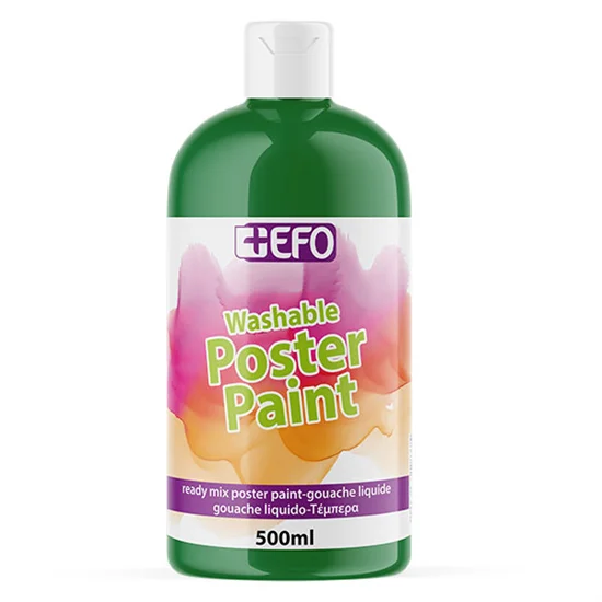 Φωτογραφία προϊόντος: Τέμπερα +Efo Poster Paint 500ml 1τμχ Πράσινο Σκούρο 385515