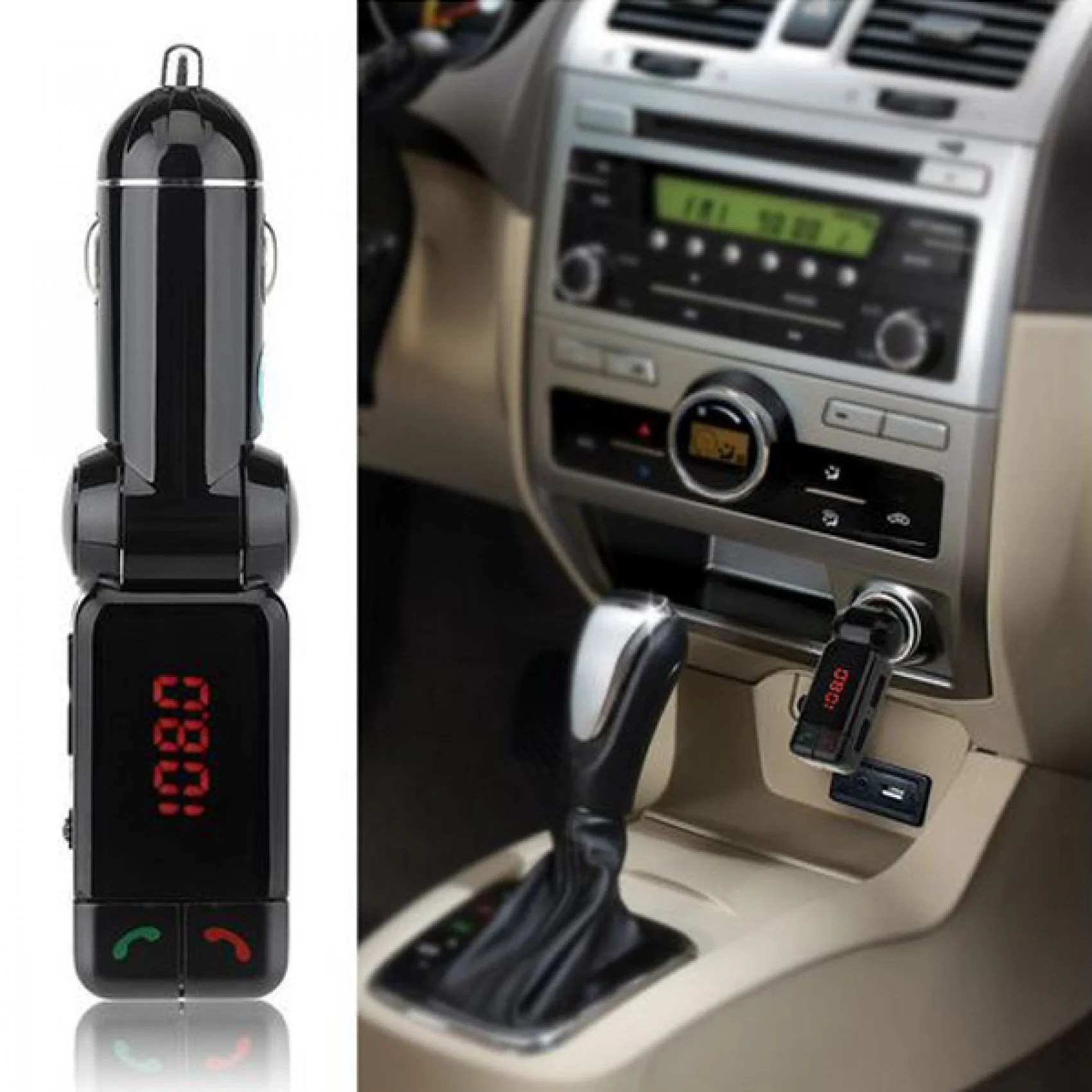 Φωτογραφία προϊόντος: OEM Bluetooth USB/SD MP3 Player, FM Transmitter & Φορτιστής Αυτοκινήτου