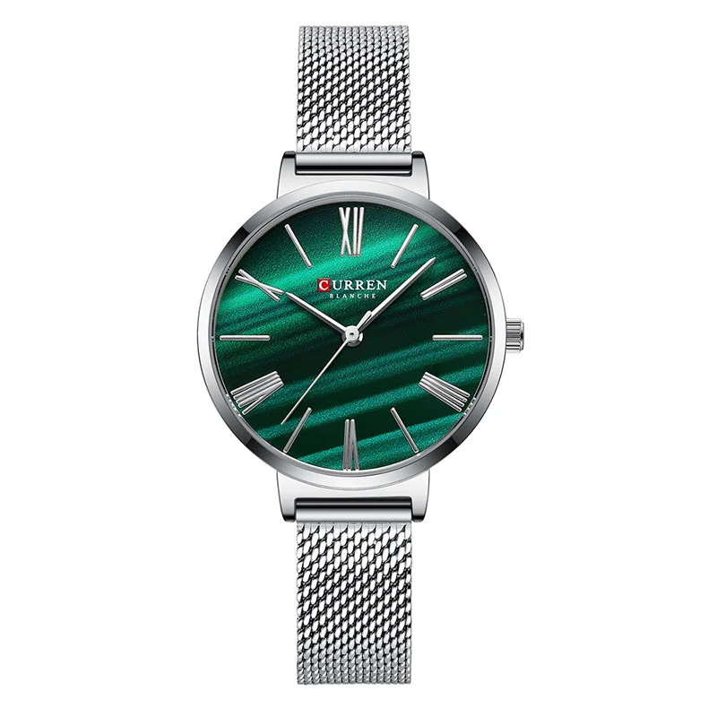 Φωτογραφία προϊόντος: Γυναικείο Ρολόι Curren 9076 Silver Green