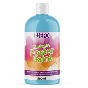 Φωτογραφία προϊόντος: Τέμπερα +Efo Poster Paint 500ml 1τμχ Γαλάζιο 385516