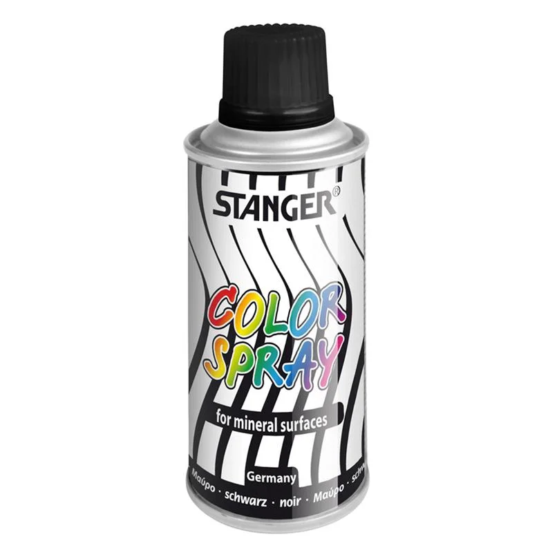 Φωτογραφία προϊόντος: Σπρέι Βαφής Stanger 150ml MS Μαύρο 115010/1