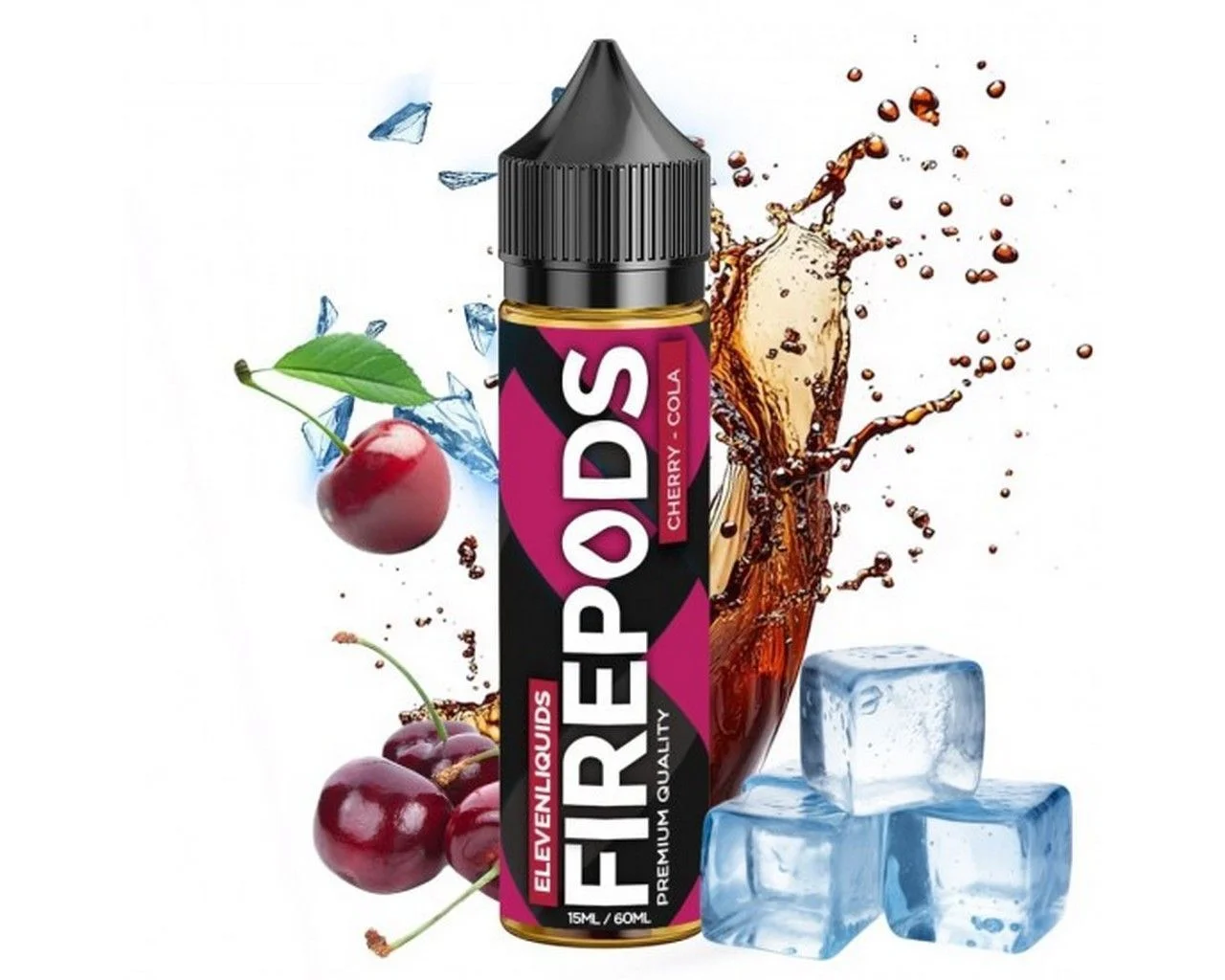 Φωτογραφία προϊόντος: Eleven Firepods Flavor Shot Cherry Cola Ice 15ml/60ml
