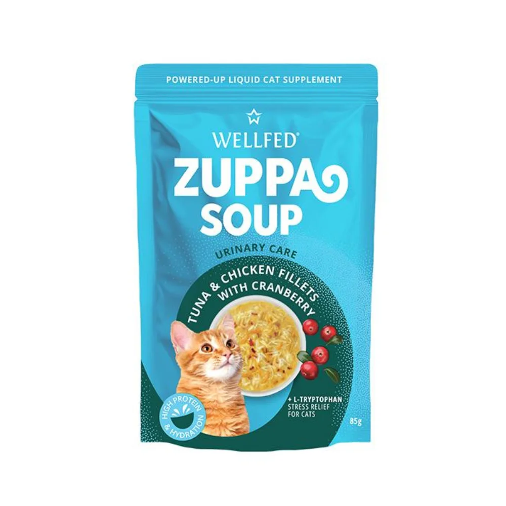 Φωτογραφία προϊόντος: Wellfed Zuppa Soup Τόνος + Κοτόπουλο με Cranberry 85gr