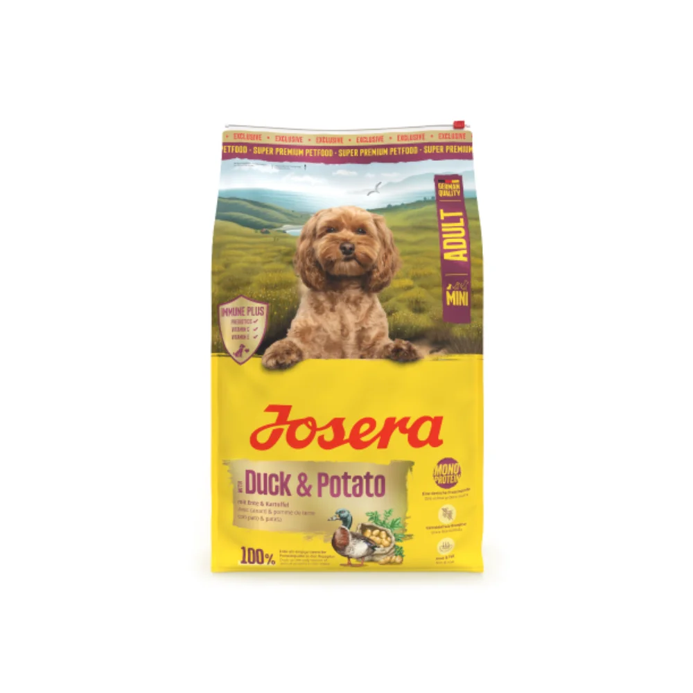 Φωτογραφία προϊόντος: Josera Dog Josera Mini Adult Duck + Potato 3kg – Ξηρά Τροφή Μικρόσωμων Σκύλων με Πάπια + Πατάτα