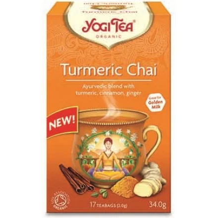 Φωτογραφία προϊόντος: Τσάι YOGI TEA TURMERIC ΒΙΟ 17 Φακελάκια 34gr