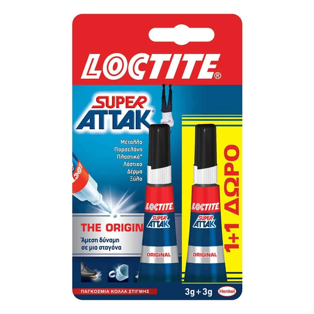 Φωτογραφία προϊόντος: OEM 833 1+1 SUPER ATTAK 3gr ΡΕΥΣΤΗ ORIGINAL