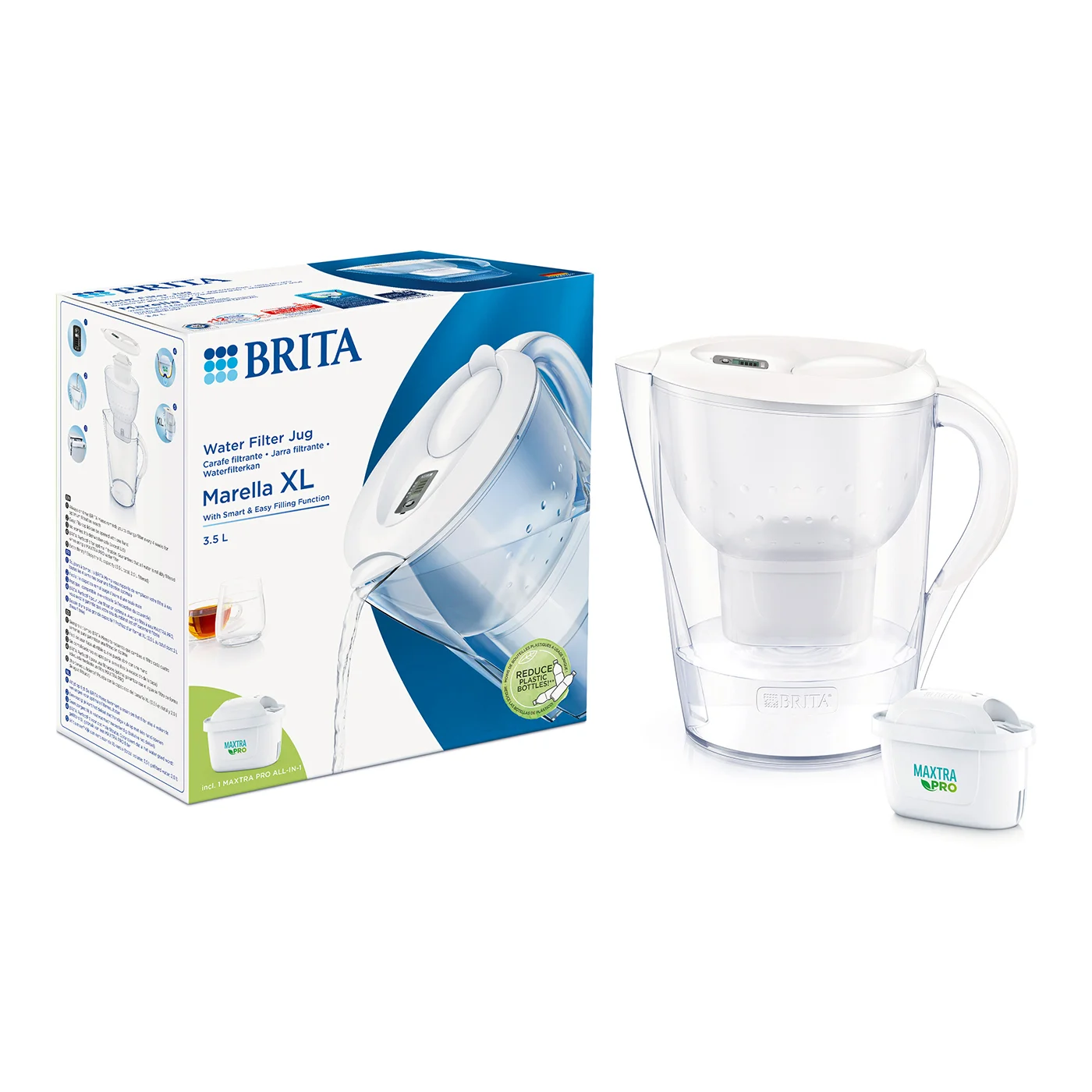 Φωτογραφία προϊόντος: Κανάτα Φίλτρο Brita Marella-XL-3500ml White +amp; Maxtra-Pro